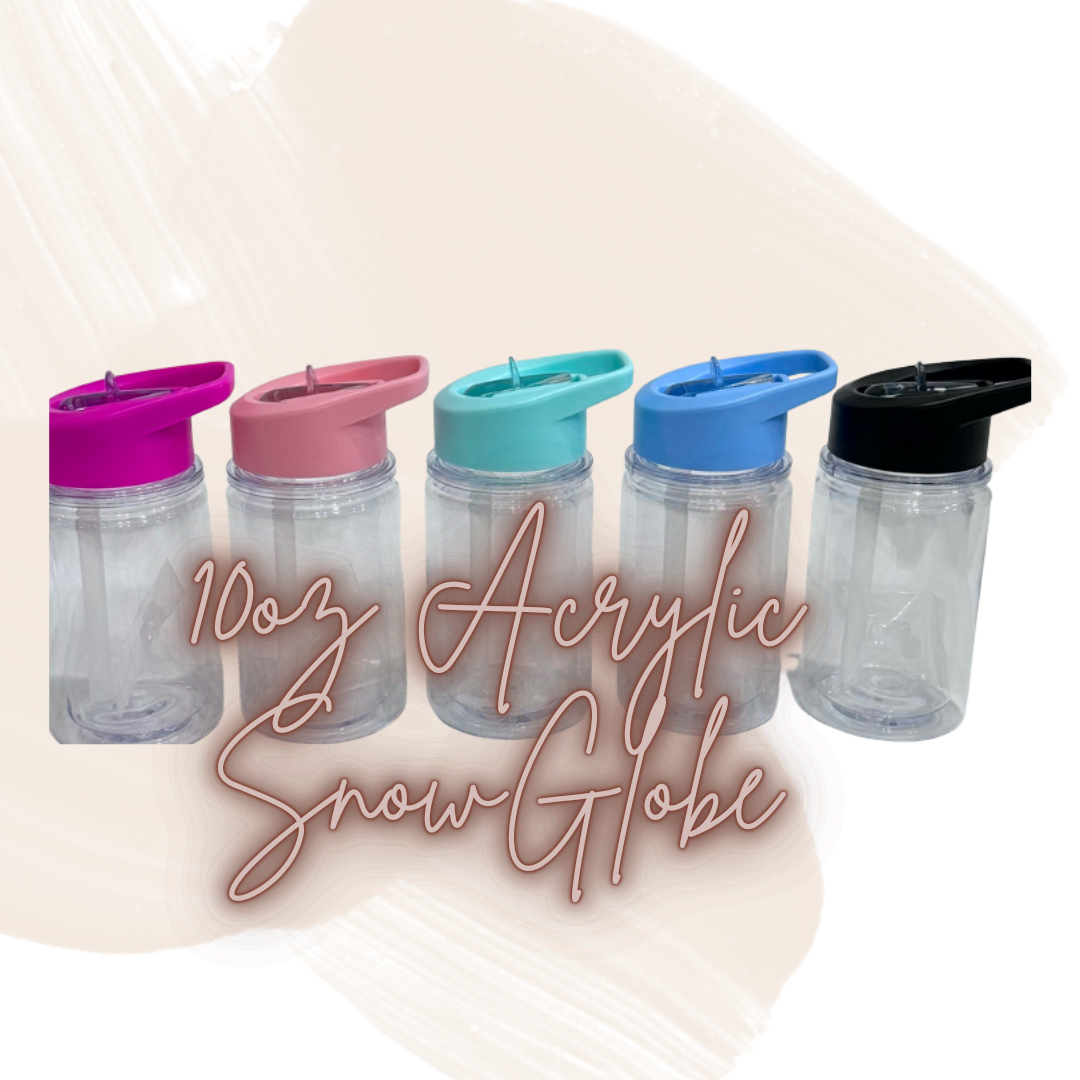 10oz Kids SnowGlobe Drink Bottle