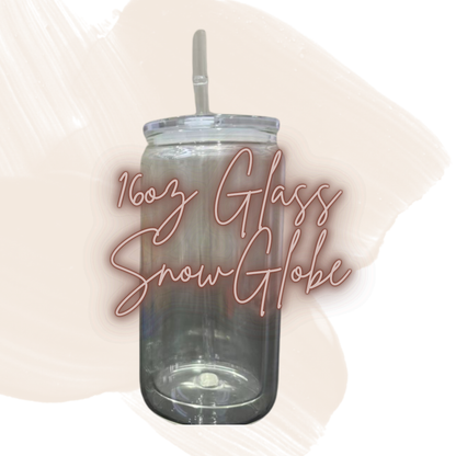 16oz Acrylic/Glass SnowGlobe